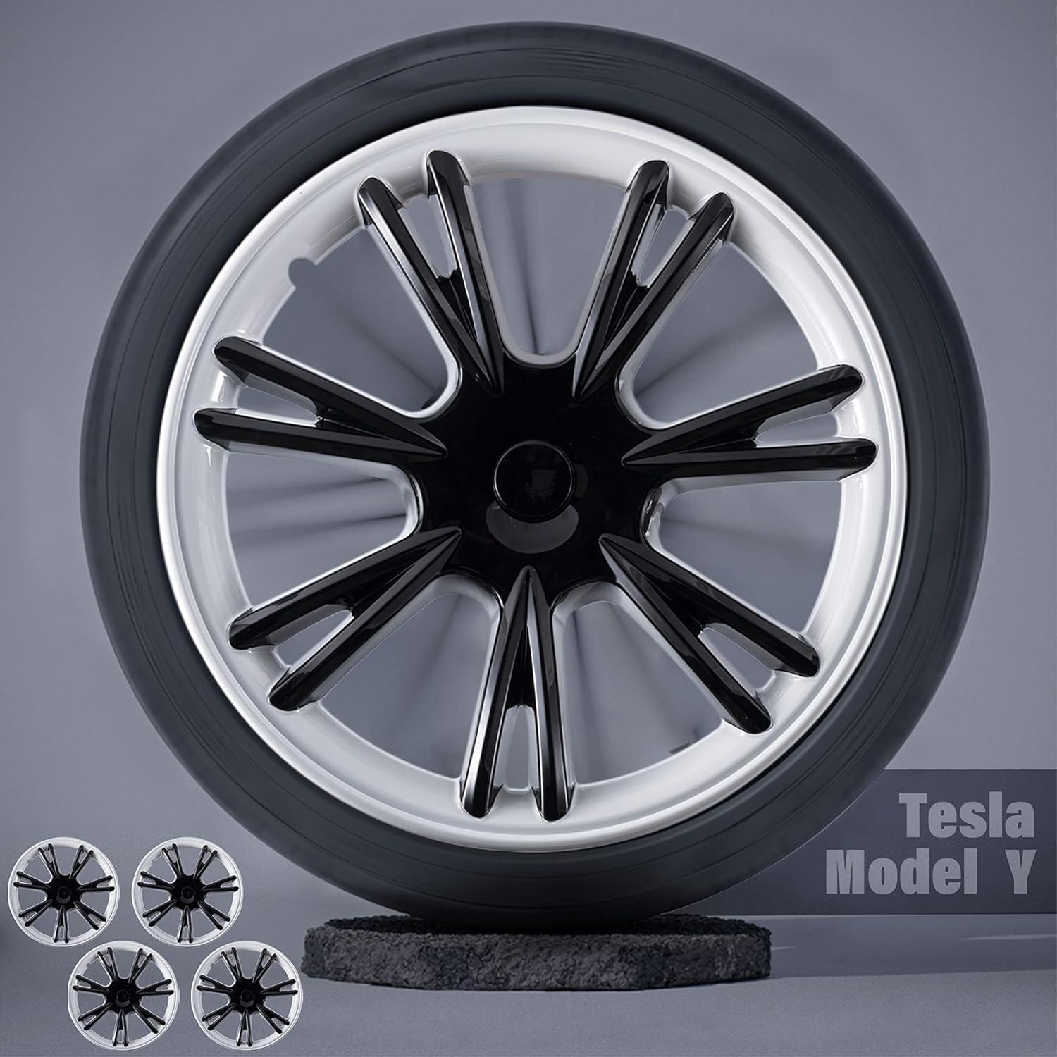 Enhance your Tesla Model Y with 19-inch wheel covers!
