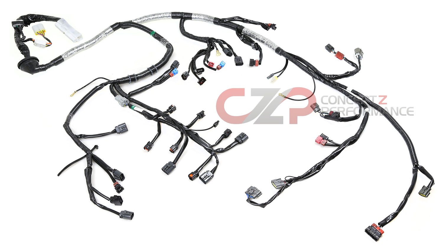 Nissan's wiring harness uses color codes for easy identification.