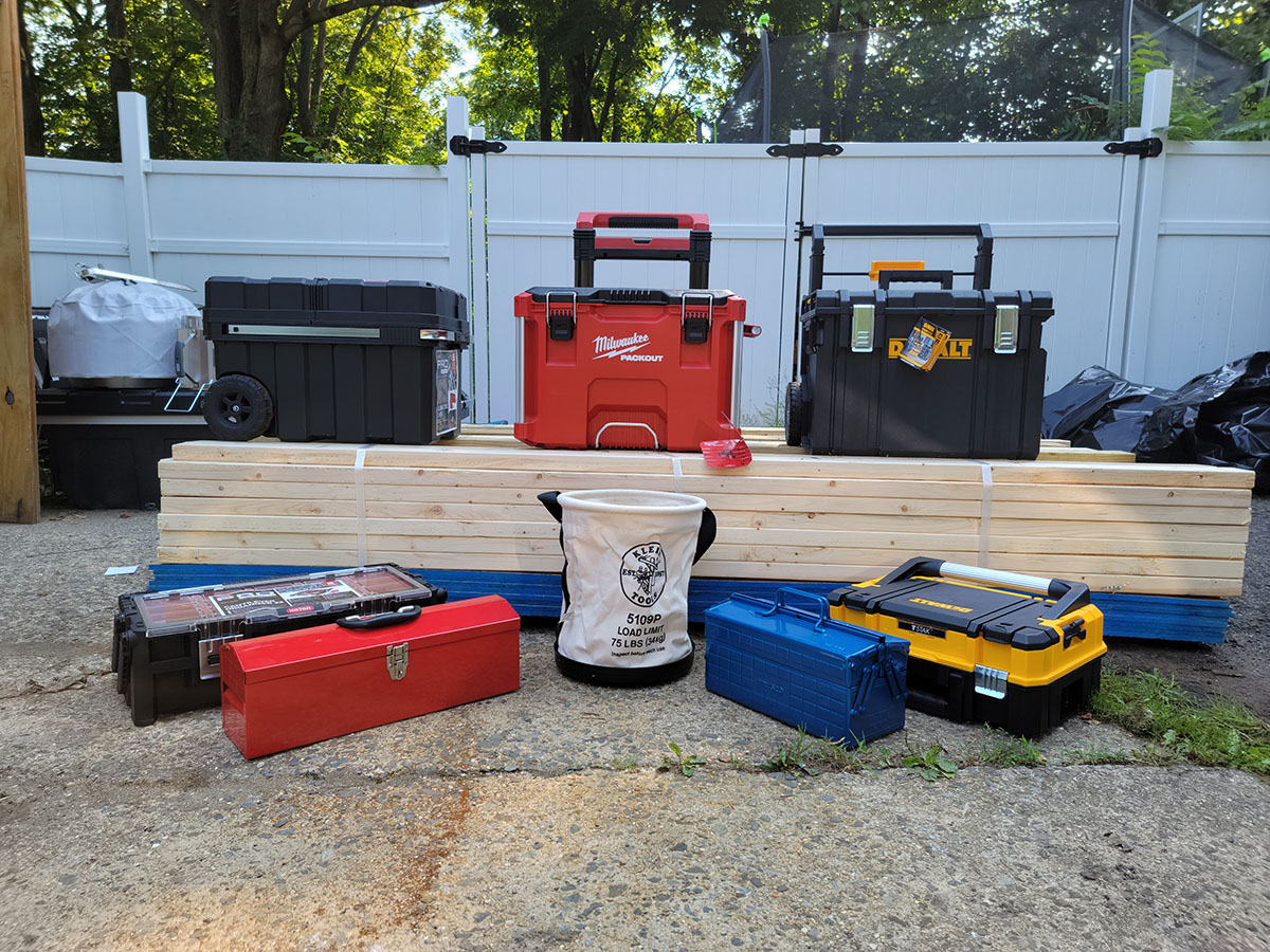Organize tools in style with a side tool box for your pick up truck.