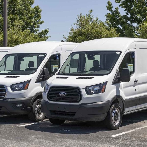 Powerful vans towing 10,000 lbs effortlessly.