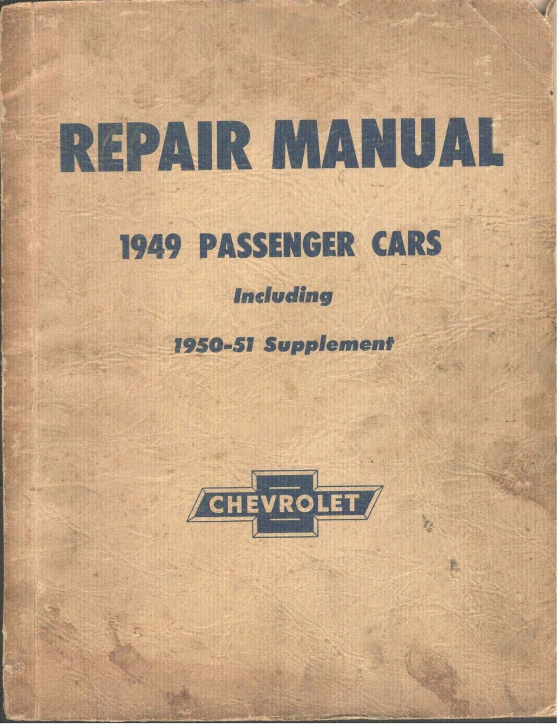 classic chevy repair manual