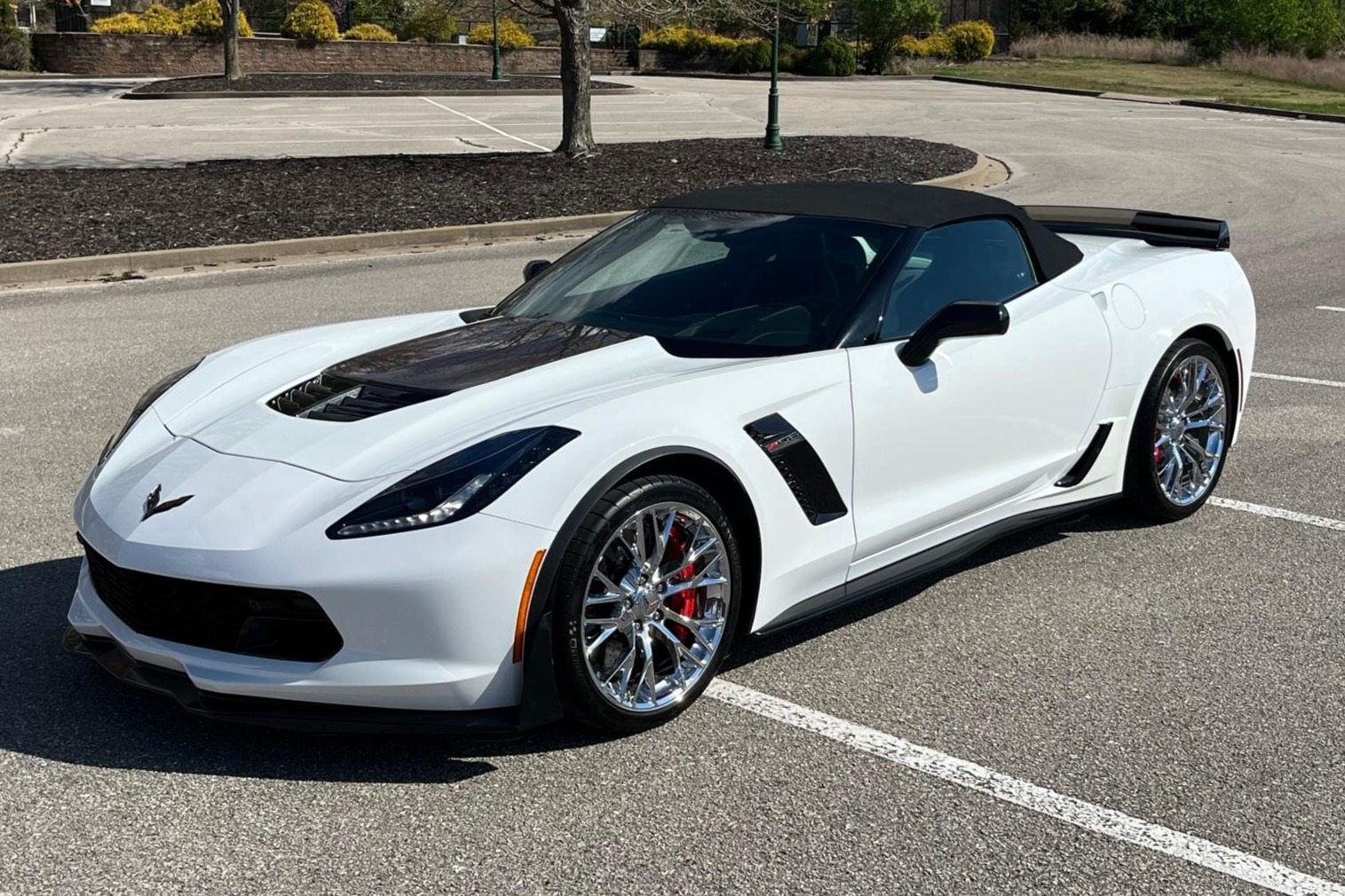 Top-down thrill: 2017 Chevy Corvette Convertible shines.
