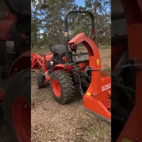 Maximize Efficiency with Kubota Tractor Chipper Attachment