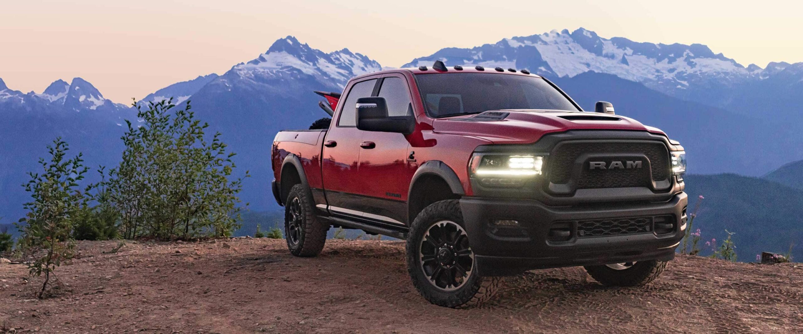 Unveiling the stunning Ram Delmonico with its captivating red paint code.