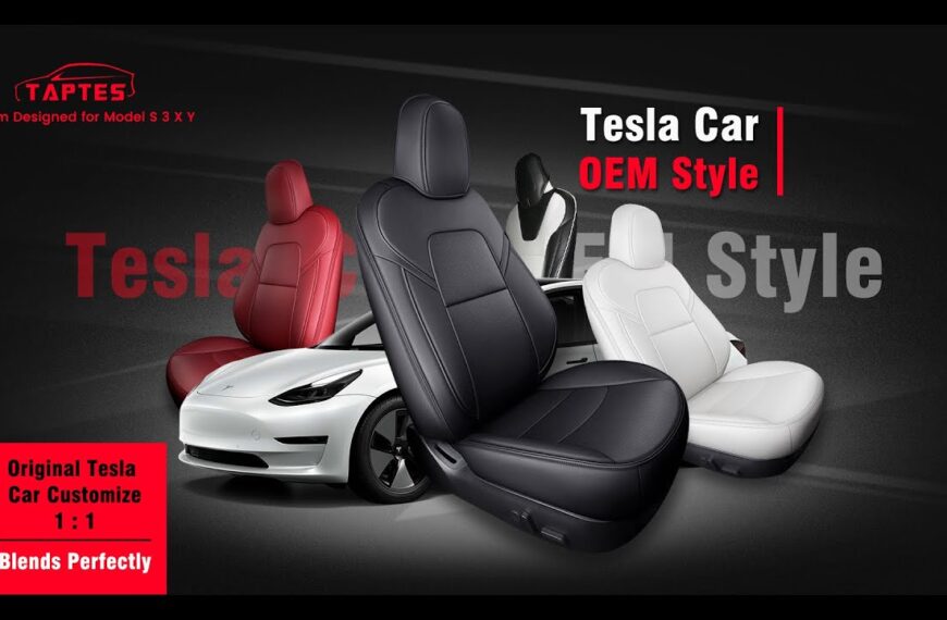 Upgrade your Tesla Model Y with custom seat covers!